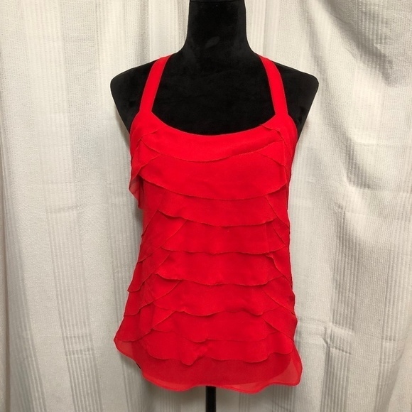 Hazel Hazel Hazel Red Layered Dress Tank Small - Picture 1 of 4